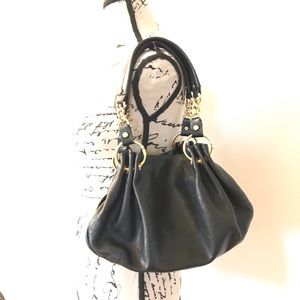 Vintage Juicy Couture Black with Gold hobo bag